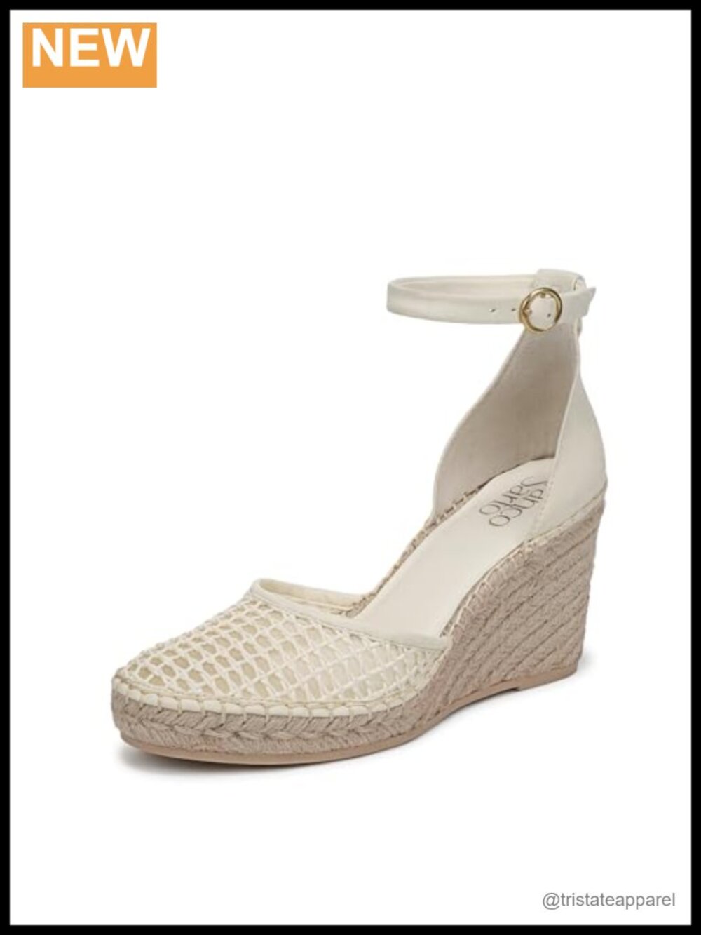 Franco Sarto Idalia Women's Espadrille Wedge Pump 3.375 inch Round Toe Slip-On